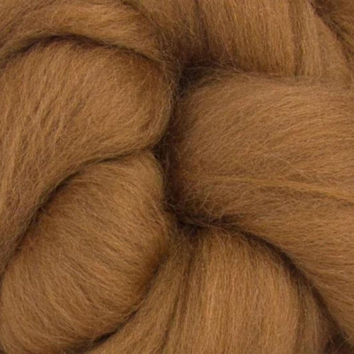 Revolution Fibers Merino Wool Roving | Premium Combed Wool Top | 22 Micron, Perfect for Felting Projects, Spinning, Wall Hangings and Tapestry (Sienna)