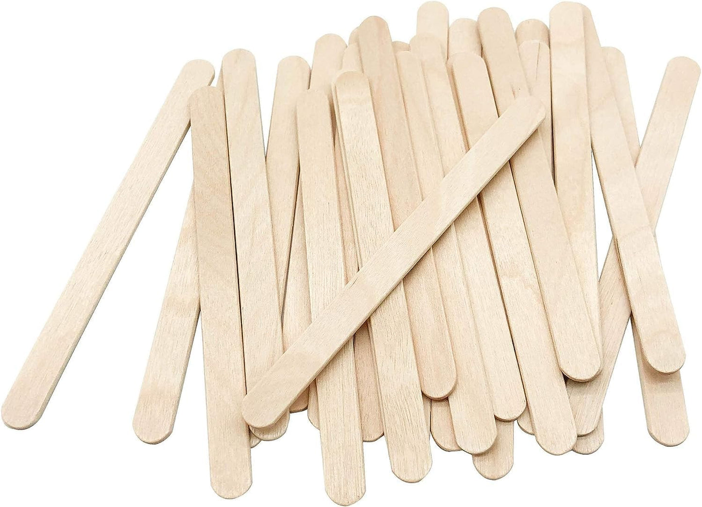 1000 Pcs Craft Sticks Ice Cream Natural Wood Popsicle Craft Sticks 4.5 inch Length Treat Ice Pop for DIY Crafts