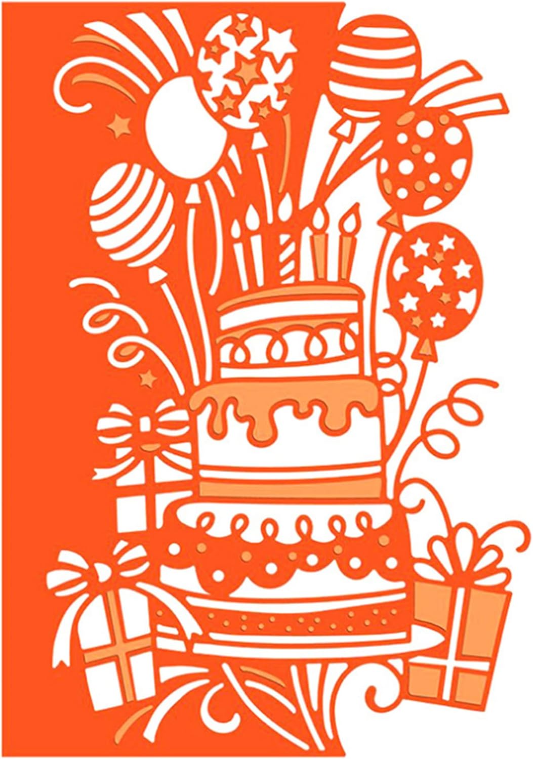 Ammsochy Cutting Dies Metal Stencils Scrapbooking Tools DIY Craft Carbon Steel Embossing Template for Paper Card Making Album Arts Crafts Supplies (Cake lace)