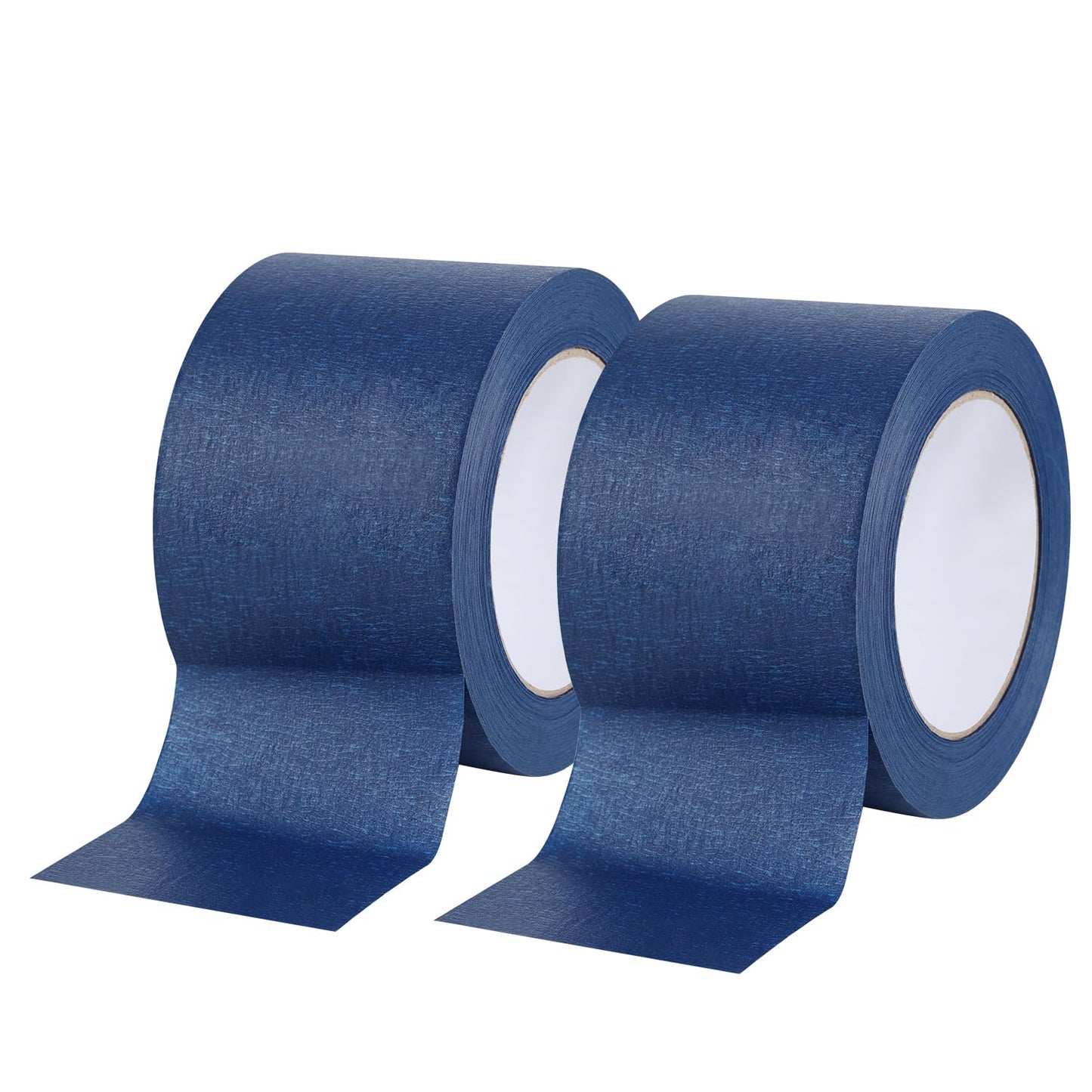Lichamp Wide Masking Tape 3 inches, 2 Packs Blue Painters Tape Blue Masking Paper, 3 inches x 55 Yards x 2 Roll