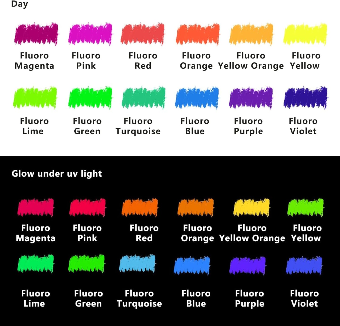 Artecho Neon Oil Pastels Set of 12 Colors, Soft Oil Pastels for Art Painting, Drawing, Blending (10 x 70 mm)