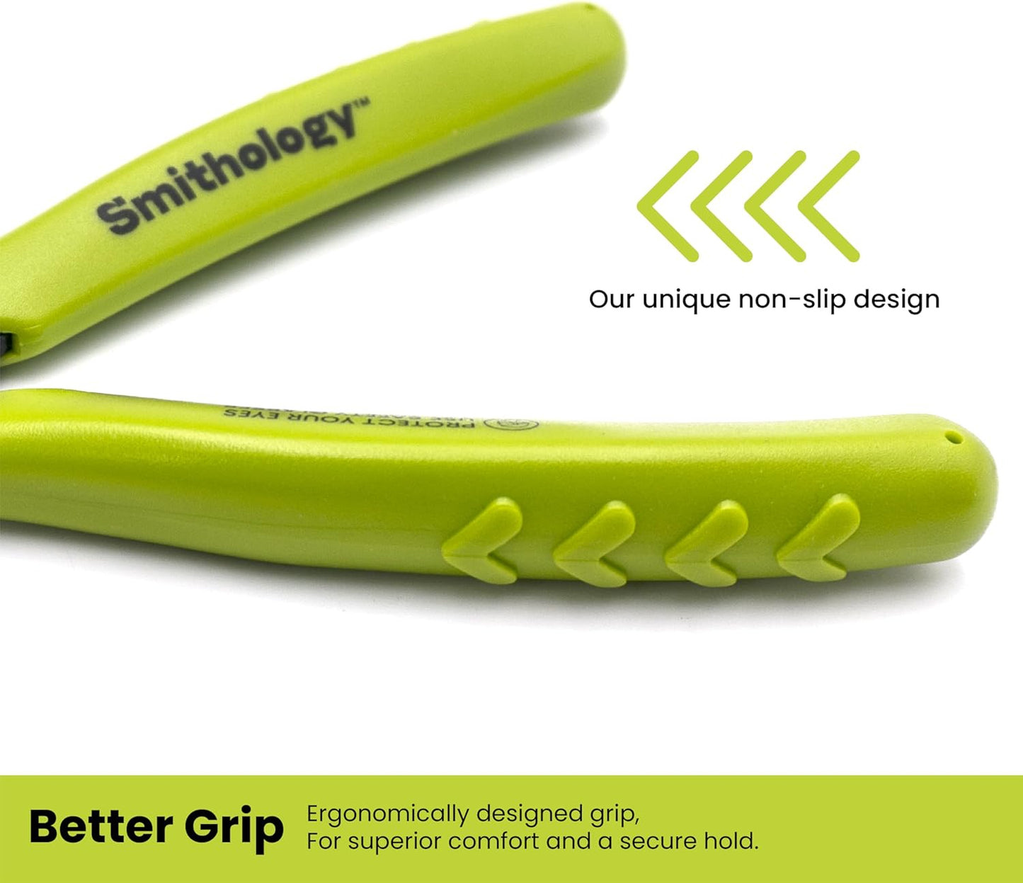 Smithology 5.3" Mini Needle Nose Pliers 3-Pack | Precision Long Nose Pliers with Serrated Jaws, Perfect for Jewelry Making, Electronics & Crafts