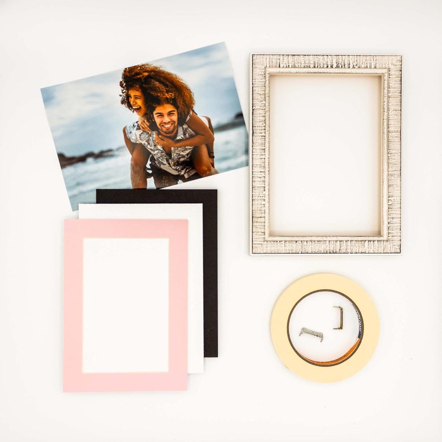 5x7 Mat for 8.5x11 Frame - Precut Mat Board Acid-Free Show Kit with Backing Board, and Clear Bags Soft Pink 5x7 Photo Matte Made to Fit a 8.5x11 Picture Frame Matboard for Framing, Pack of 25 Mats