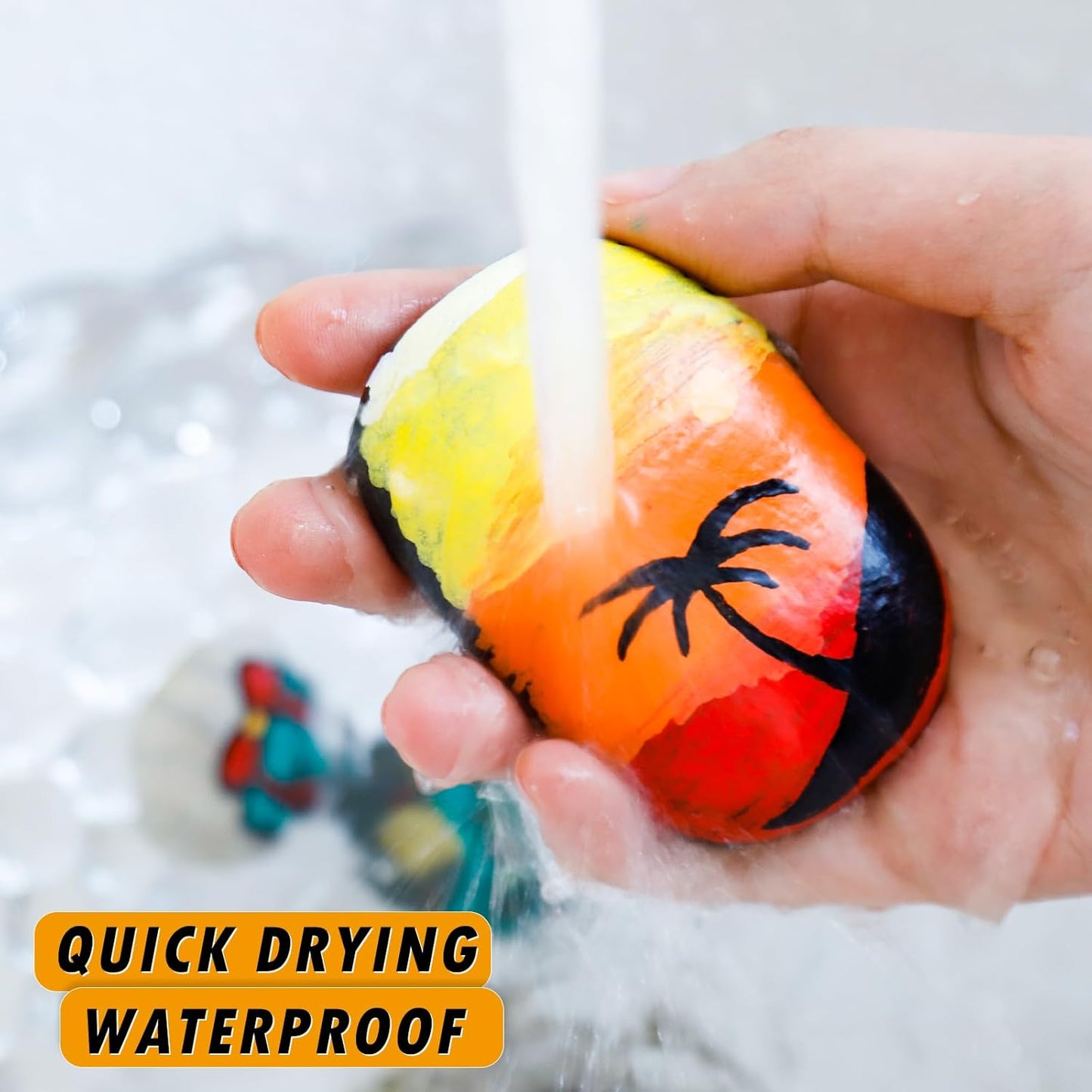 Purple Paint Pens Paint Markers - 12 Pack Permanent Quick Dry Waterproof Marker Pens for Rocks Wood Fabric Plastic Canvas Glass Mugs Metal Tire Stone