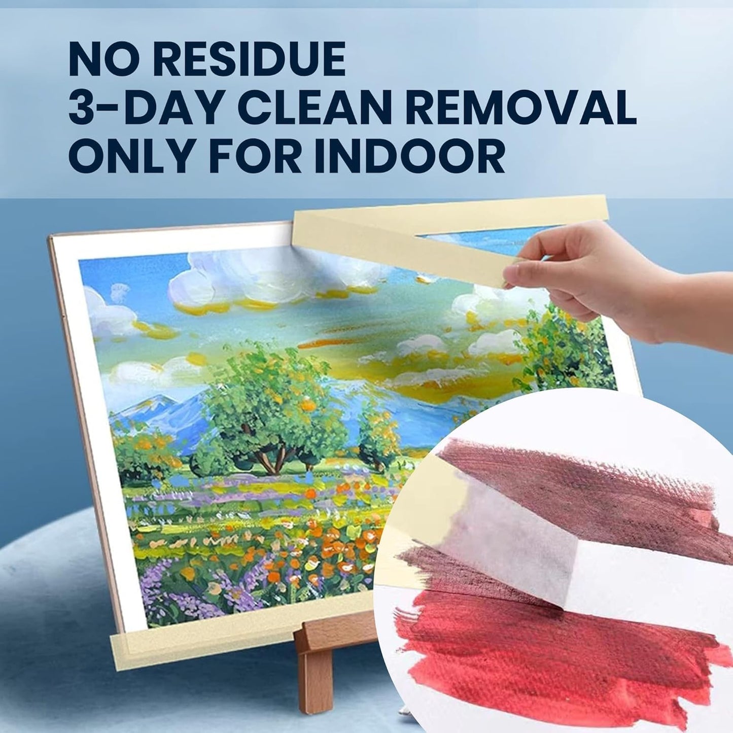 TAPEBEAR General Purpose Masking Tape 2 Inch x 60 Yards, Beige White Painters Tape for Painting, Labeling, DIY Arts Crafts, Home Office School Projects, 36 Rolls