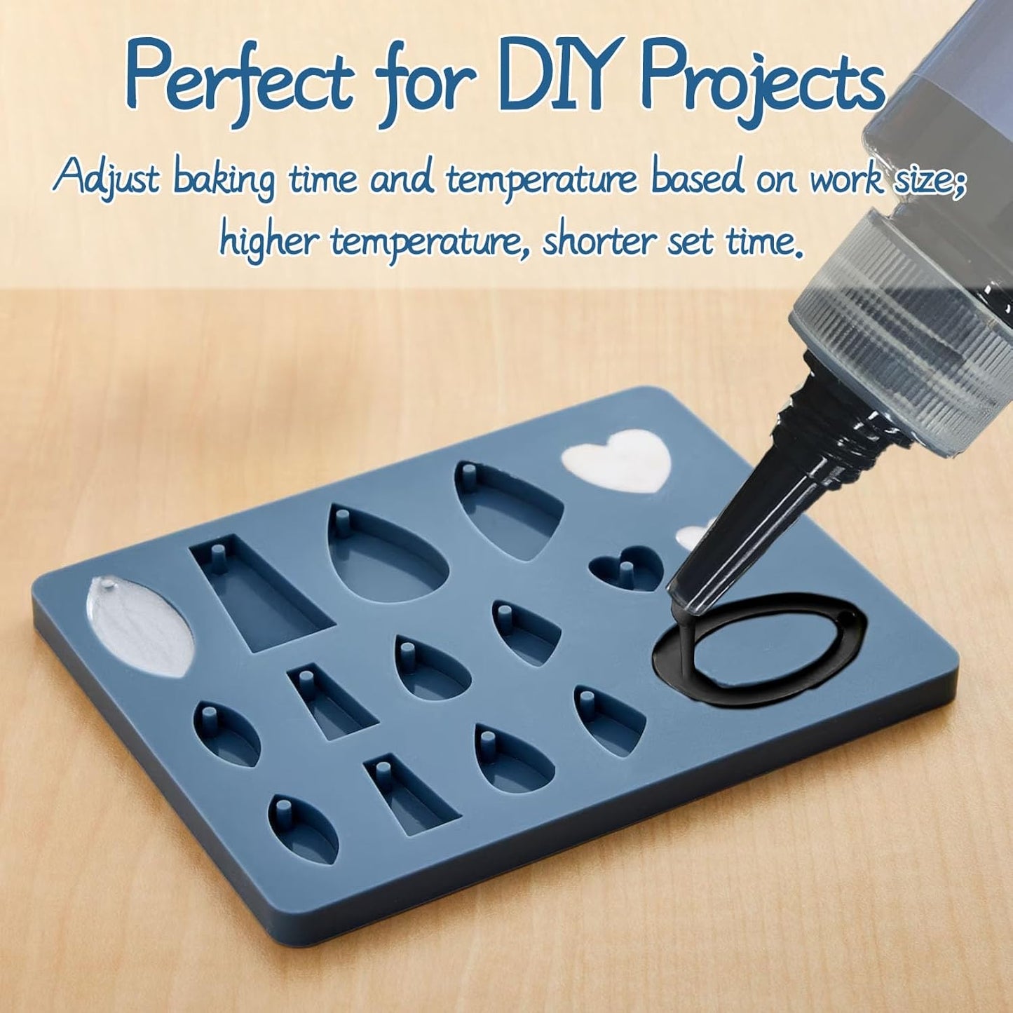 Liquid Polymer Clay Black 4.2oz, Liquid Clay for Polymer Clay Oven-Bake, for DIY Enthusiasts, Education and Crafting, Easy to Shape & Multi-Mold Compatible