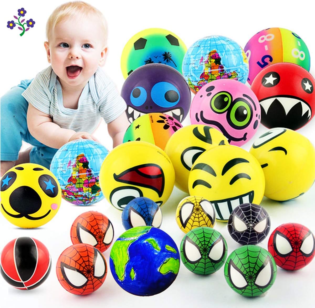 8PCS 4 Inch White Foam Balls Polystyrene Craft Balls Foam Balls for Easter Art Craft Household School Projects and Christmas Party Decorations