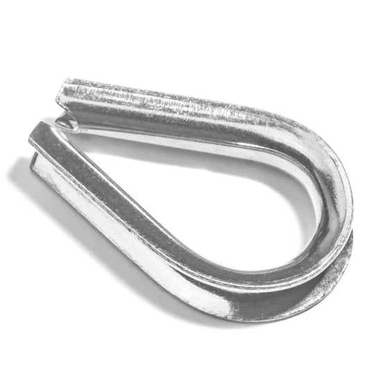 Heavy Duty Stainless Steel Thimbles for 5/8” Cables, T316 Marine Grade – Lot of 25