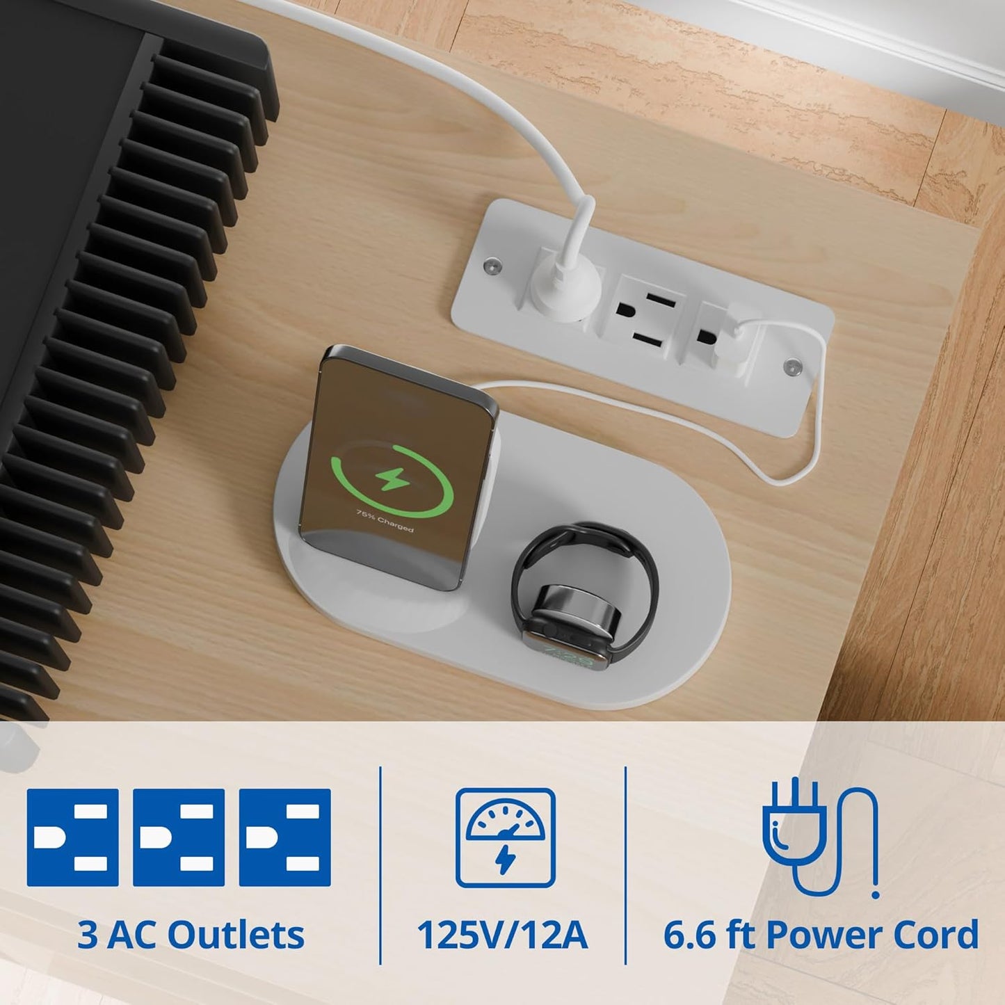 Cozy Castle Large Record Player Stand, Vinyl Storage Cabinet Mid Century Modern Turntable Stand Media Console Table Open Shelf Cube CD Album Holder Organizer for Living Room, Office, Oak