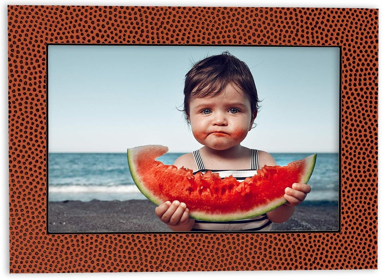 8x10 Mat Bevel Cut for 5.5x8.5 Photos - Acid Free Football Texture Precut Matboard - For Pictures, Photos, Framing - 4-ply Thickness