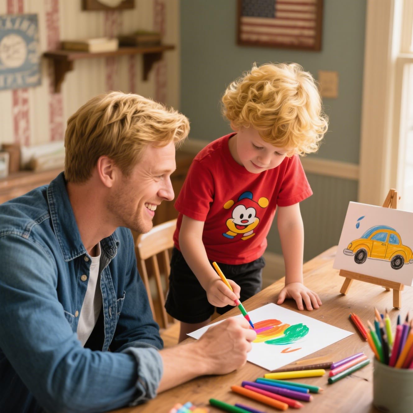 110Pcs Mini Wood Easel Stands - 5 Inch Small Wooden Display Easels for Artist Crafts, Business Cards, Photos, Paintings & Gifts (Tabletop Tripod Holder)