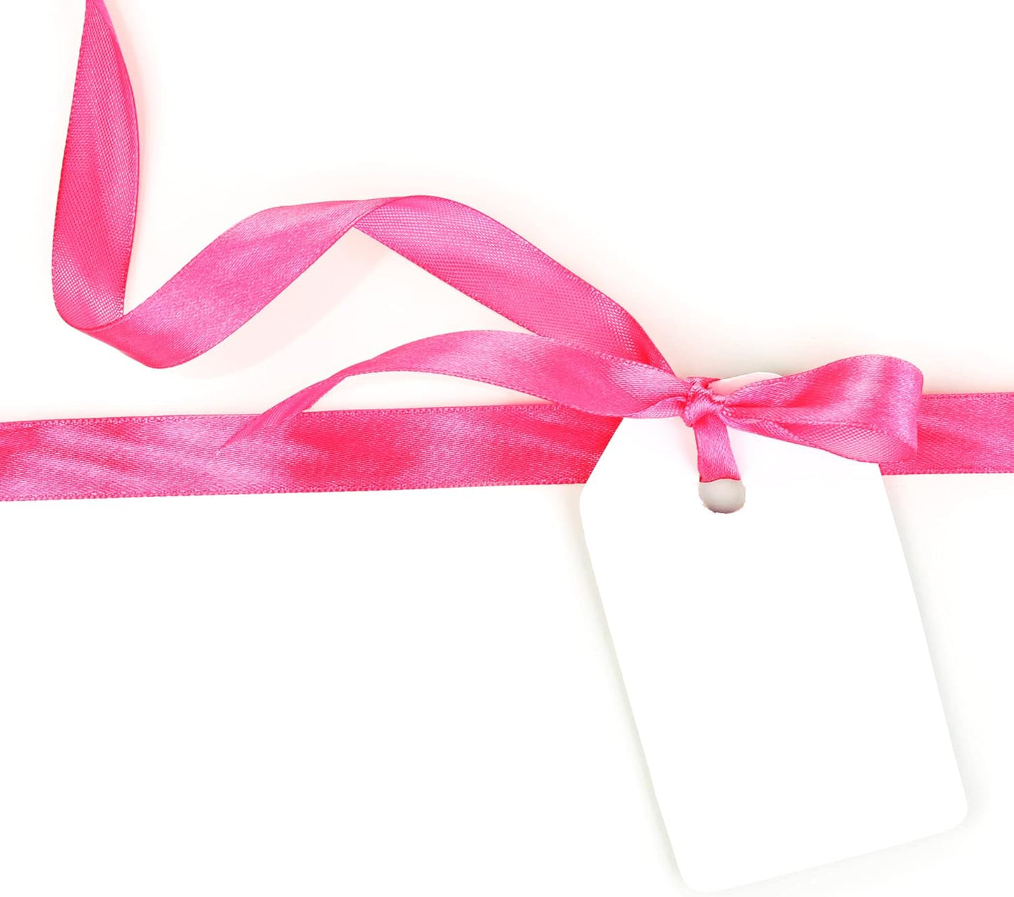 LIUYAXI Hot Pink Double Faced Satin Ribbon, 1" X Continuous 25 Yards, Ribbons Perfect for Gift Wrapping Wedding Bouquet Decor DIY Craft Bow Making & Other Projects