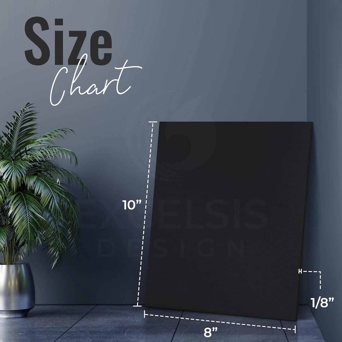 Black Foam Board 8 x 10 x 1/8" (3mm) Inch, 15 Pack Acid-Free Foam Core Poster Board Sheets for Art, Crafts, Presentation, Vision Board, Signboard, and Party Decorations