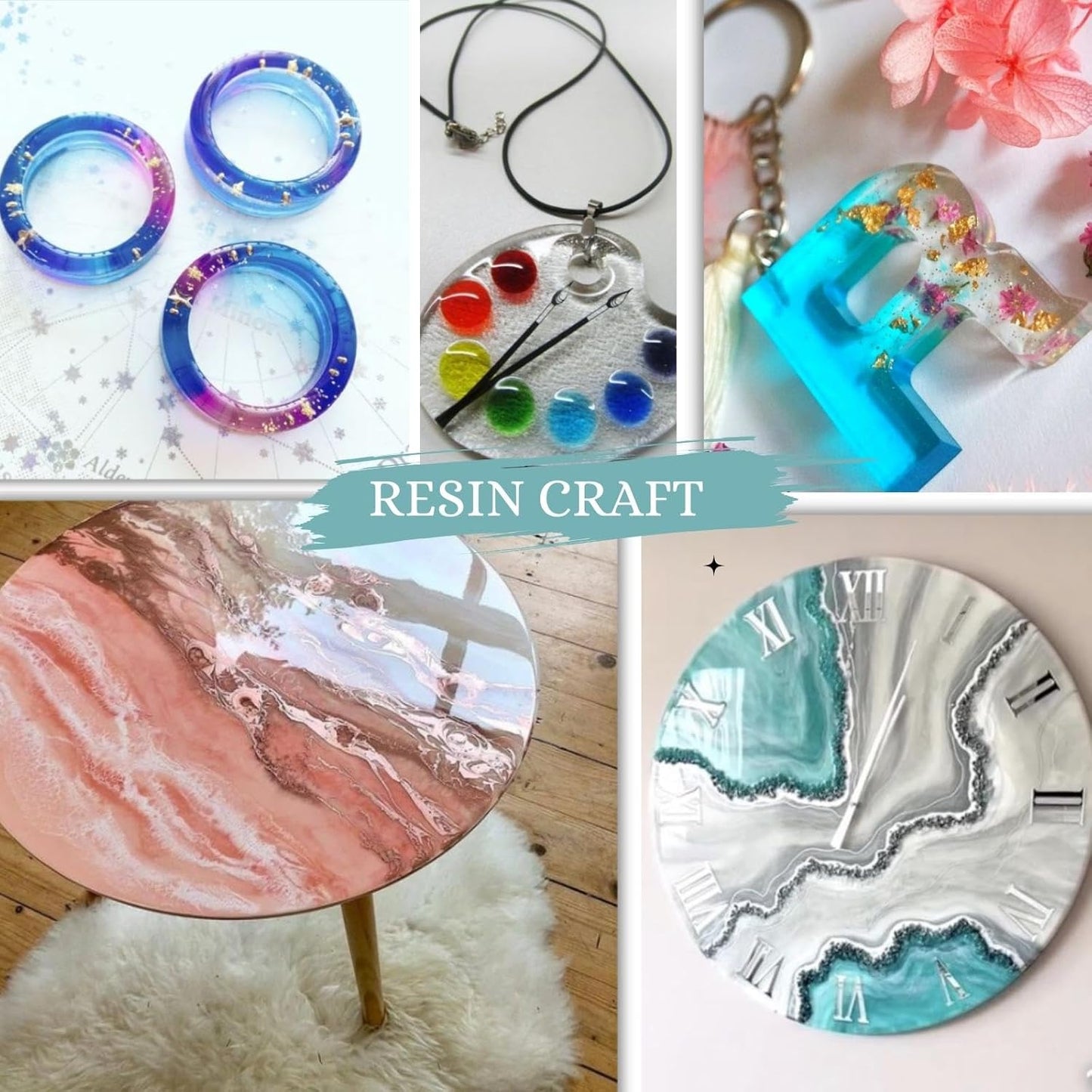 Mica Powder - 100g Mica Powder for Epoxy Resin - Metallic Color Pigment for Resin, Soap, Bath Bombs, Eye Shadow, Nails, DIY Crafting Projects etc. (Silver Black)