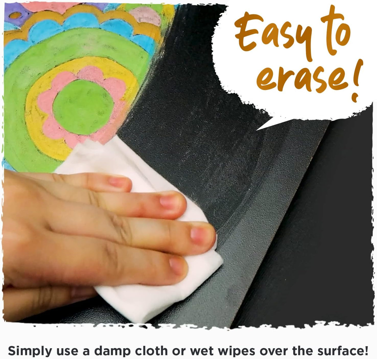 Chalkola Extra Fine Tip Metallic Chalk Markers (10 Pack, 1mm Point) - Liquid Chalk Pens for Chalkboard, Blackboard, Bistro Menu, Car Windows, Glass, Acrylic Board - Thin Erasable Wet Erase Paint Ink