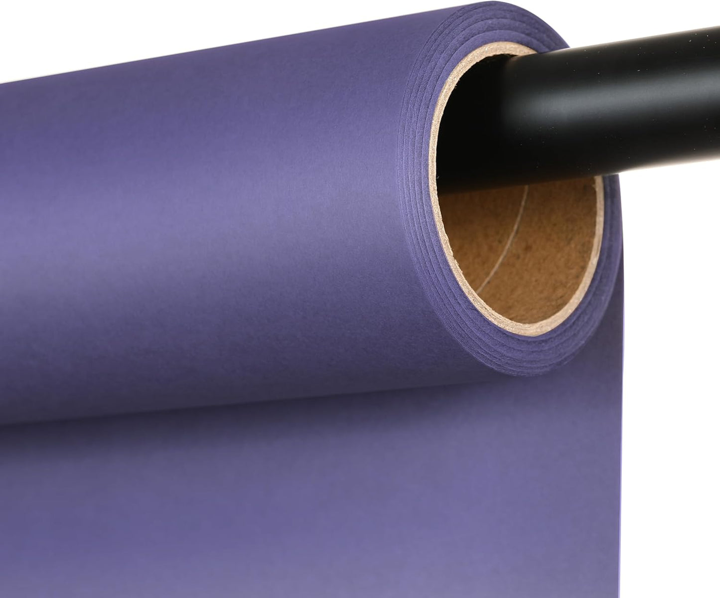 Seamless Photography Background Paper Roll, Blue Photo Paper Backdrop for Photography, Video and Streaming (Thistle, 107" x32')