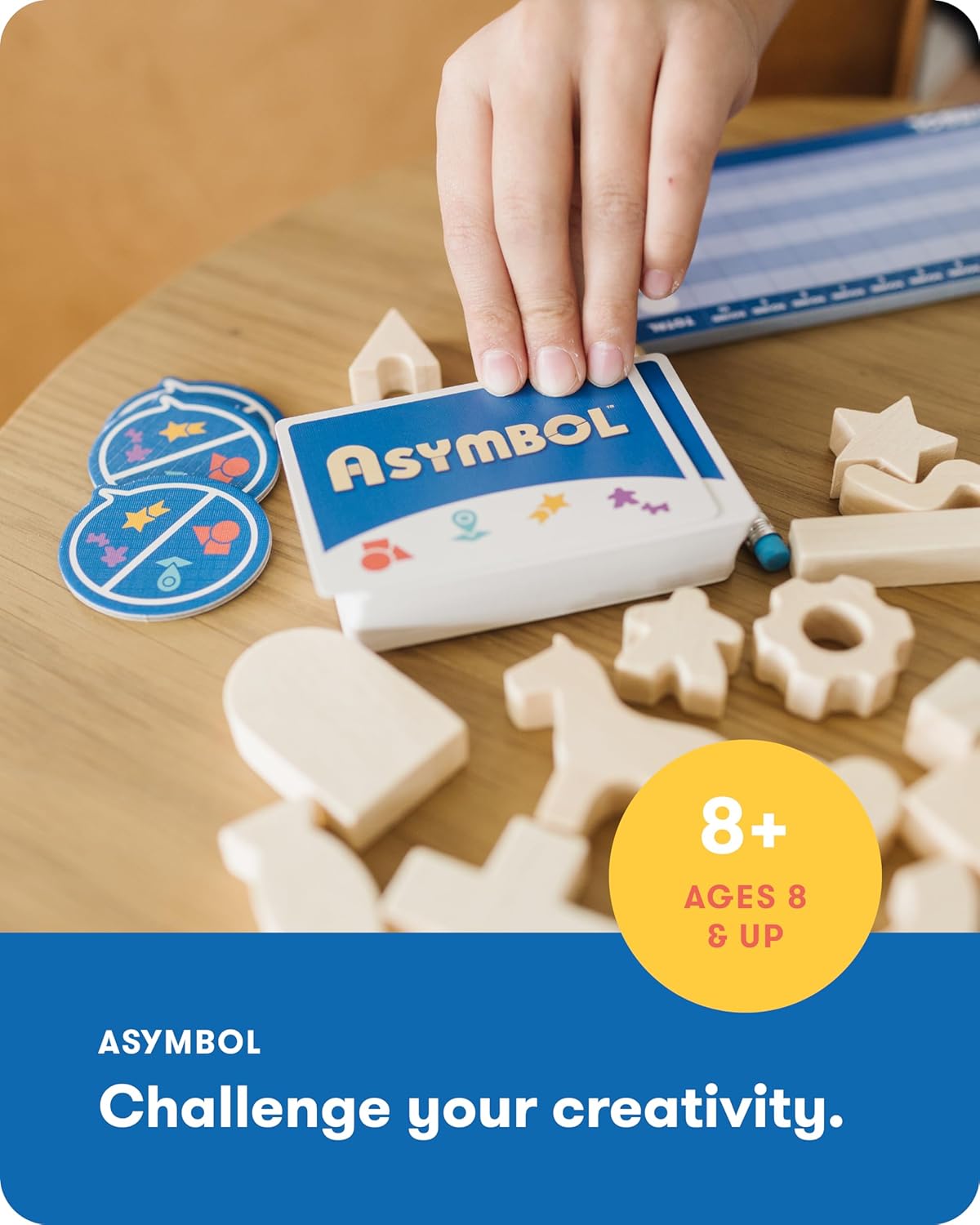 SimplyFun Asymbol - A Building and Communication Game That Challenges Your Creativity & Imagination - 3 to 6 Players - A Game for Kids Ages 8 & Up