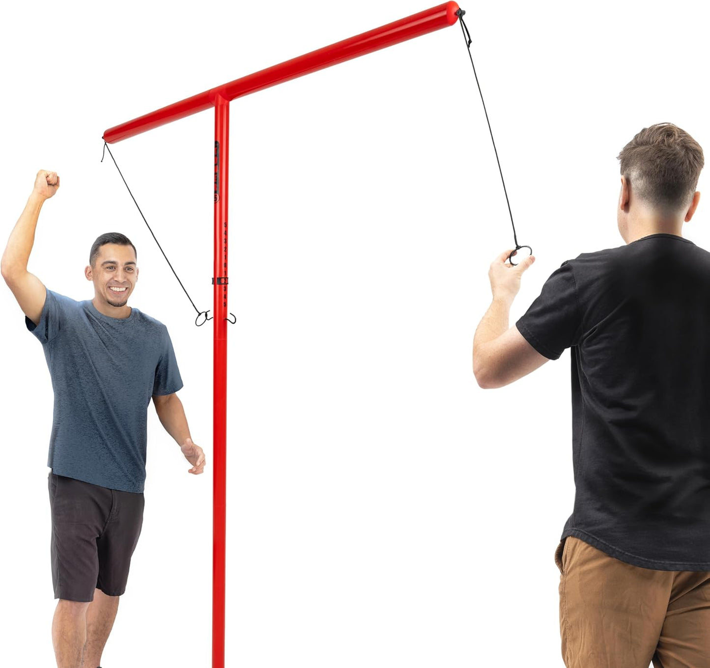 GoSports Tower 5 Giant Ring Swing Versus Game for Adults and Family - Hook and Ring Outdoor Yard Game