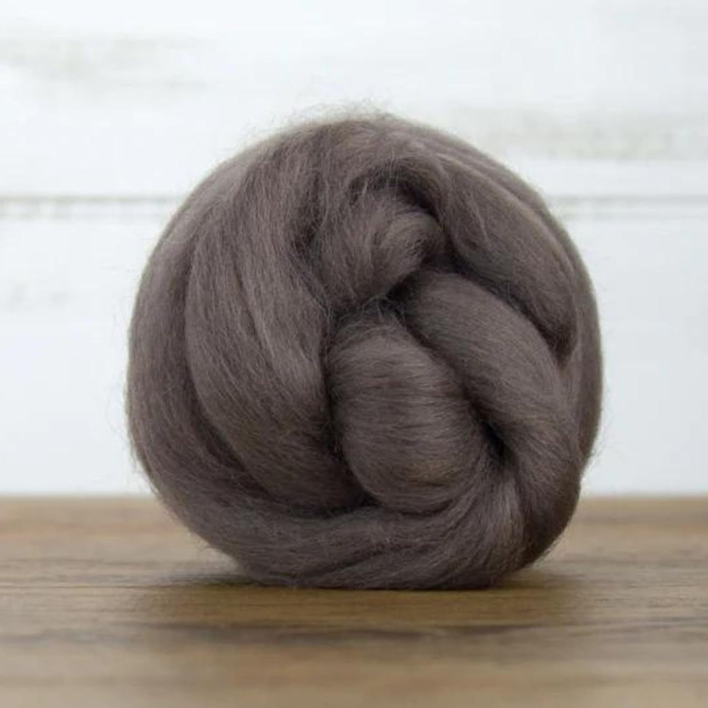 Revolution Fibers Dyed Corriedale Wool | 8 Ounces of Premium Combed Wool Top | 26 Micron, 100% Pure Corriedale Wool Roving, Ethically Sourced (Pewter Gray)