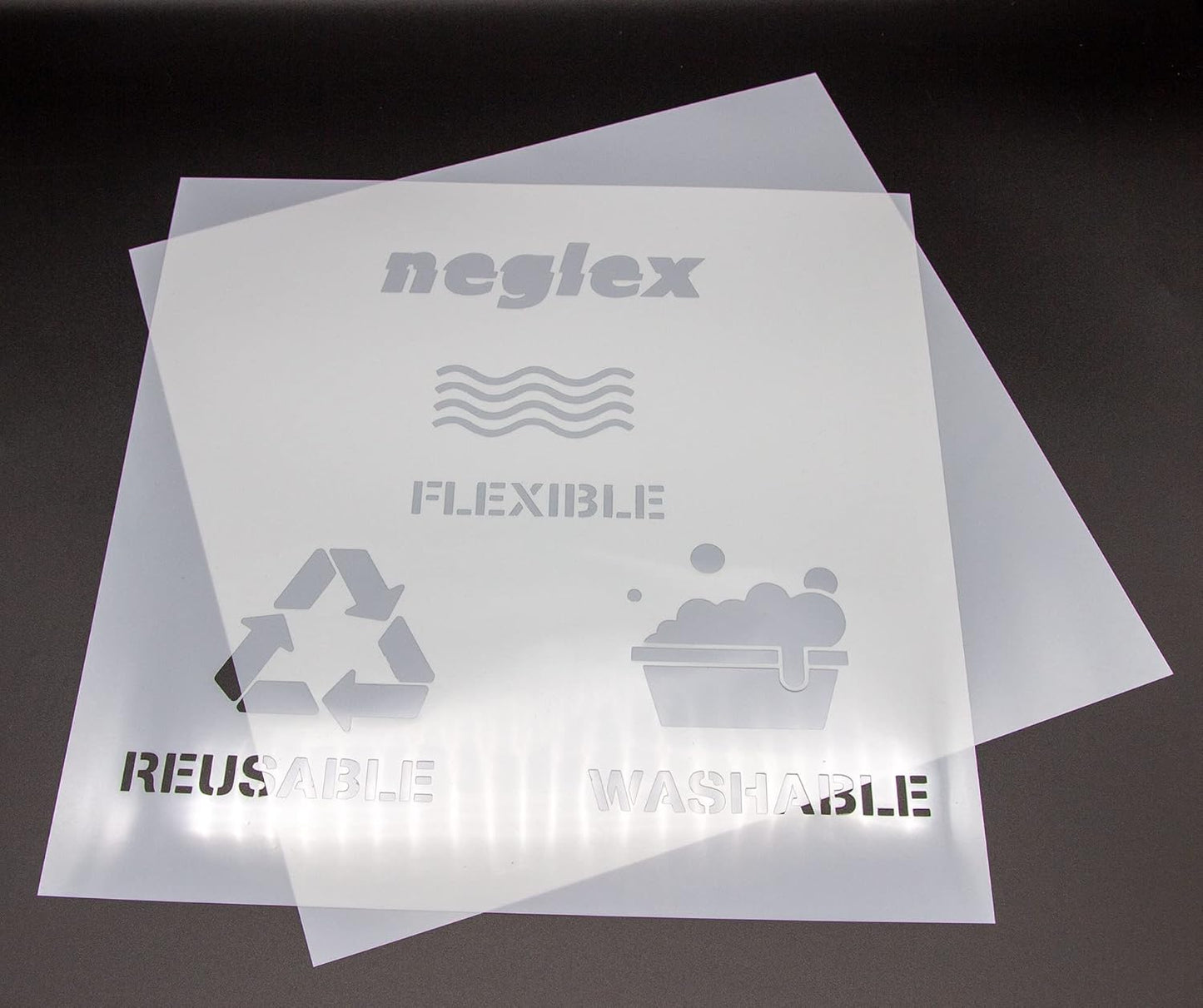 7.5mil Blank Mylar Sheets(10 Pack),12X12 inch Milky Translucent PET Blank Stencils Sheets,Template Material for Cutting Machine, Make Airbrush Stencils, Food-Safe Craft Plastic Sheets