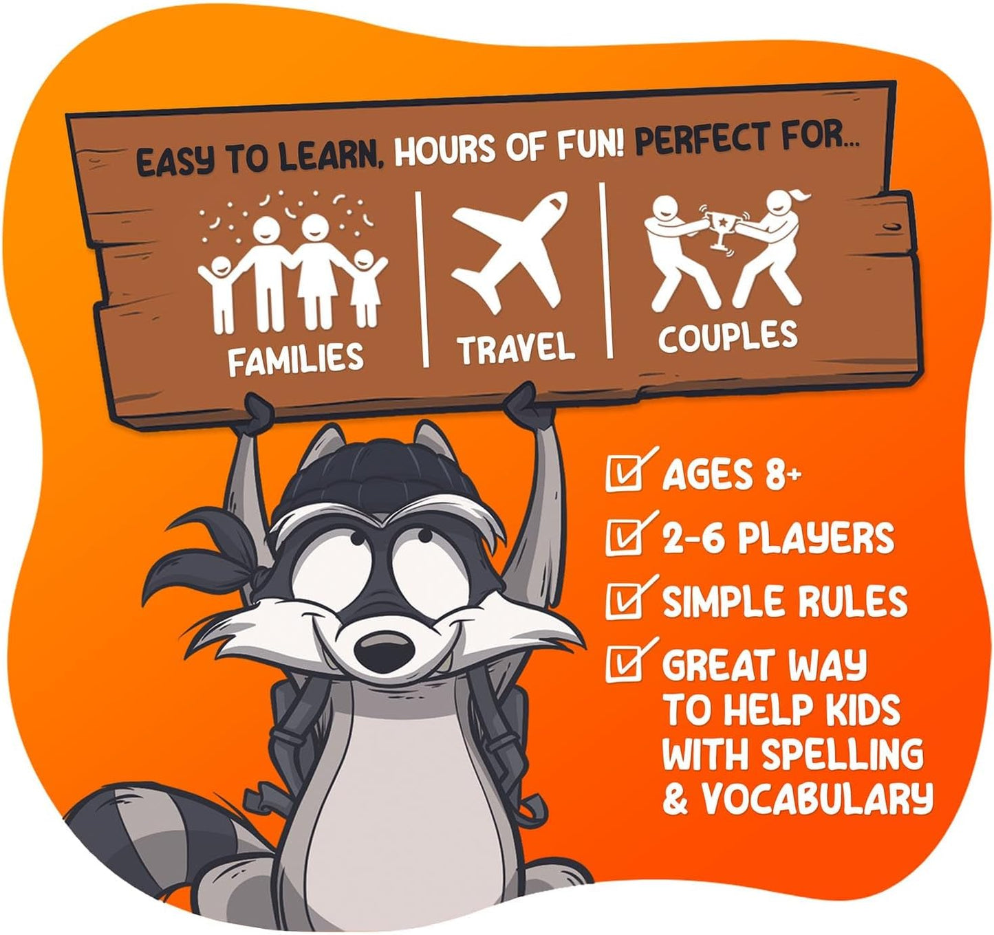 Shenanigrams! – The Mega-Mischievous Word Game! A Super Fun & Fast Family Party Game for Kids, Teens & Adults - Great for Travel, Couples & Family Board Games Night