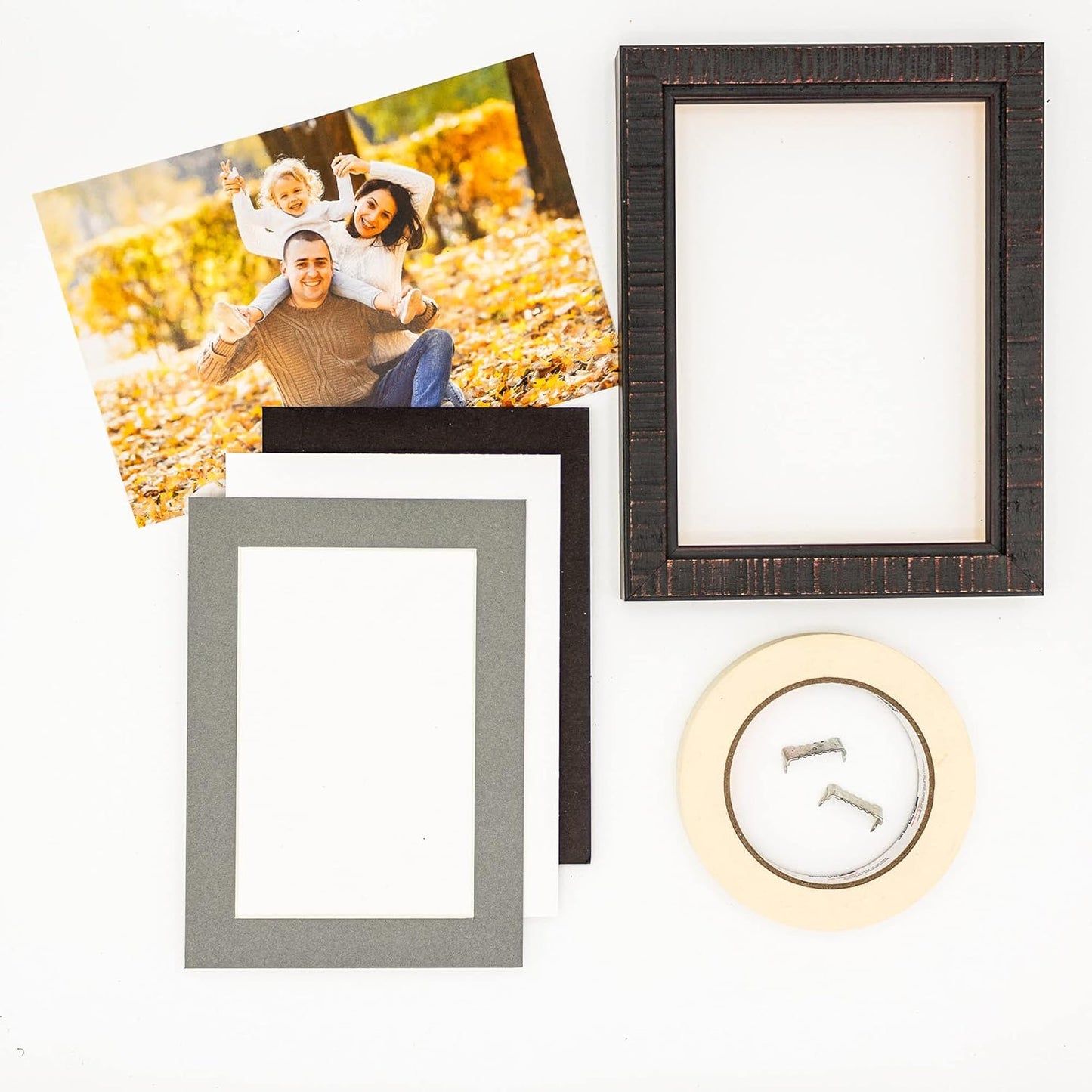 11x14 Mat for 8.5x11 Photo - Precut Mid Grey Picture Matboard for Frames Measuring 11 x 14 Inches - Bevel Cut Matte to Display Art Measuring 8.5 x 11 Inches - Acid Free Pack of TEN MATS