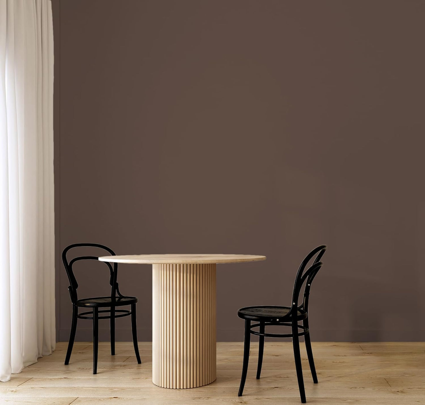 EVOLVE Paint & Primer: Environment-friendly, Low Sheen with One-coat Coverage for Interior & Exterior surfaces (Espresso, 5-Gallon)