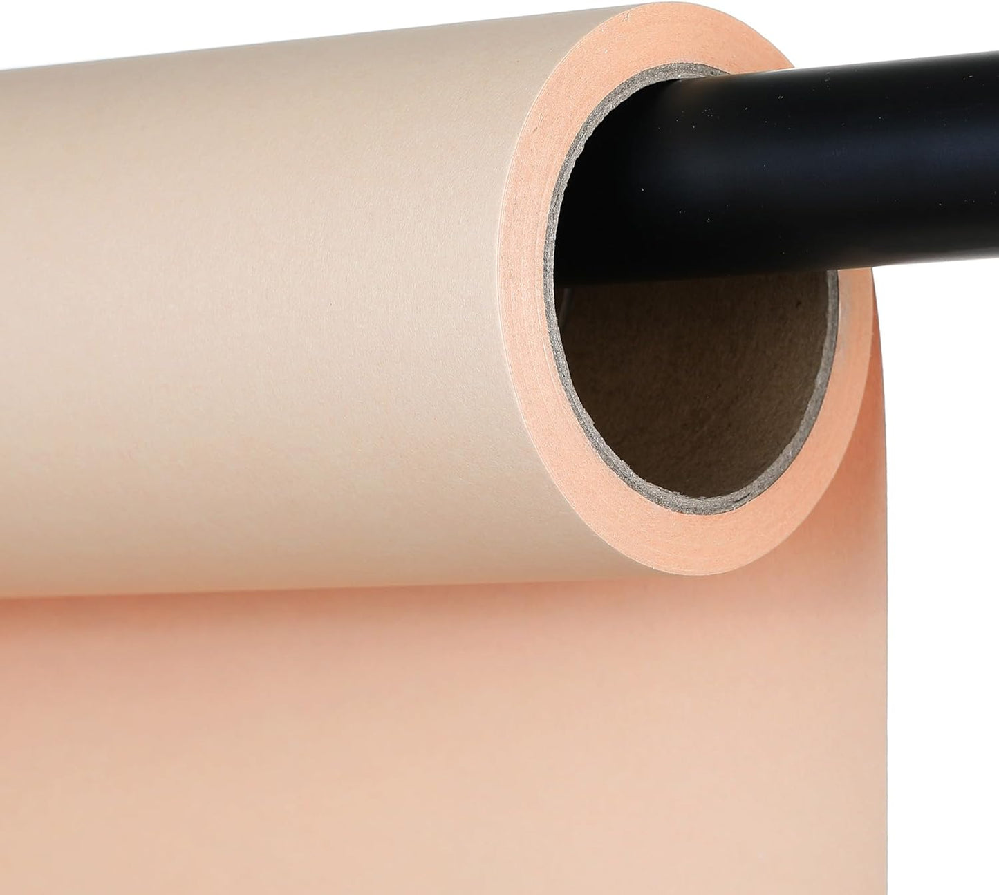 Seamless Photography Background Paper Roll, Blue Photo Paper Backdrop for Photography, Video and Streaming (Ivorine, 53" x16')