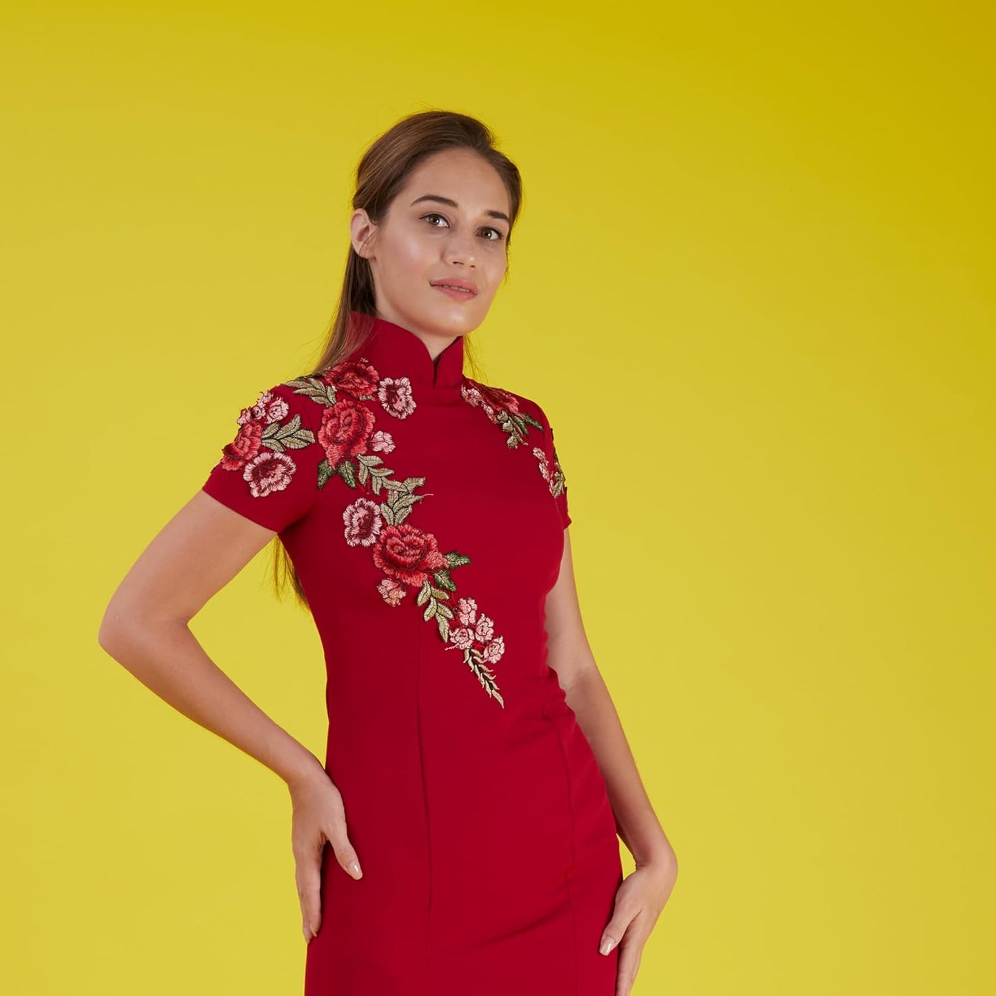 Seamless Photography Background Paper Roll, Blue Photo Paper Backdrop for Photography, Video and Streaming (Forsythia Yellow, 82" x16')