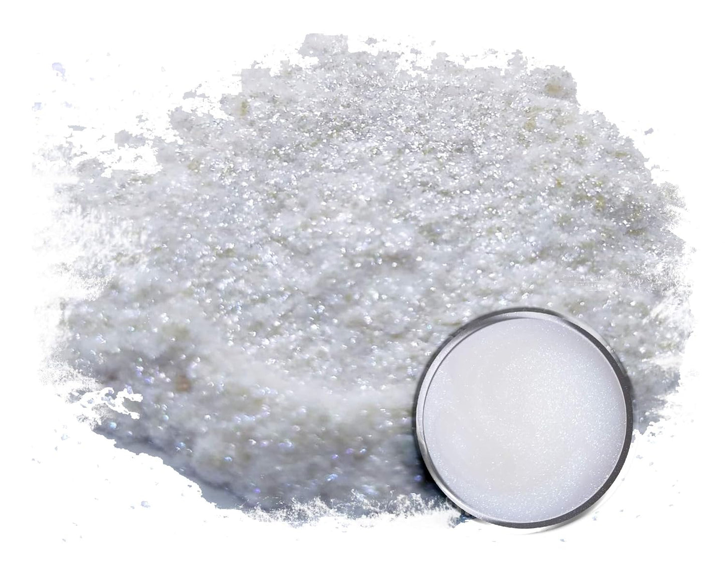 Mica Powder Pigment “Glimmer Ghost Blue” Multipurpose DIY Arts and Crafts Additive | Woodworking, Natural Bath Bombs, Resin, Paint, Epoxy, Soap, Nail Polish, Lip Balm (Glimmer Ghost Blue, 25G)