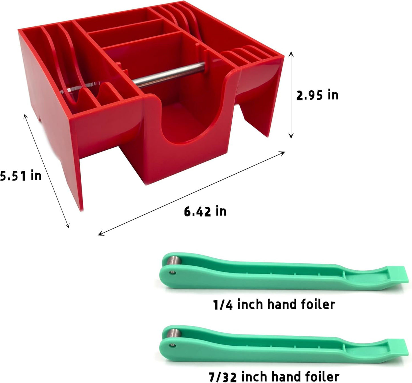 Copper Foil Hand Foiler and Foil Dispenser Kits (Dispenser Red)