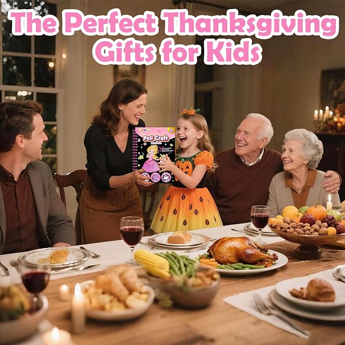 FUNNYB&G Foil Art Craft for Kids - Christmas Crafts Gift Party Favors Stocking Stuffers for Kids Fun Art Supplies Creative Birthday Gift Travel Toys for Girls Boys 4 5 6 7 8 9 Years Old(Princess)