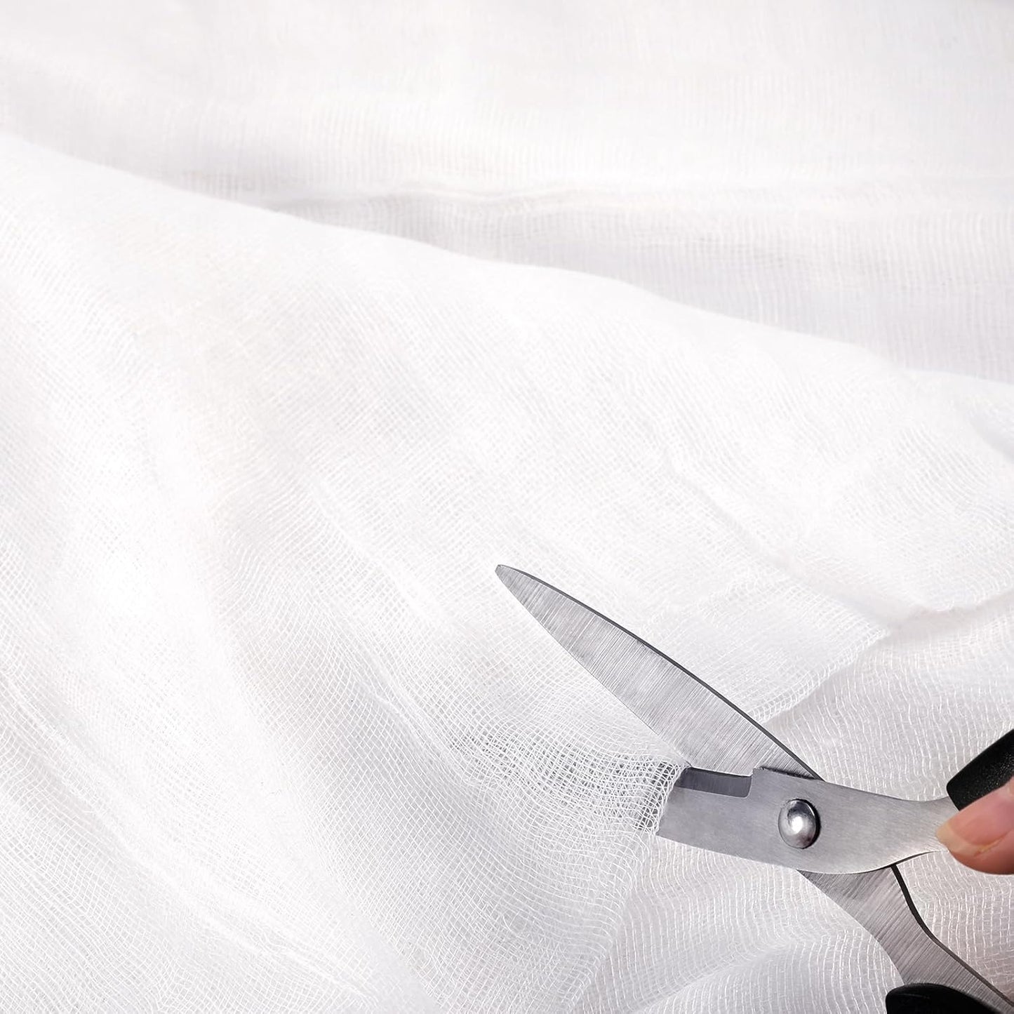 Boao Cheesecloth, Reusable and Breathable, Unbleached Cotton Fine Mesh Weave Cheesecloth, Use for Cooking, Straining, Filtering, Baking (White,Grade 50-294 Sq Feet)