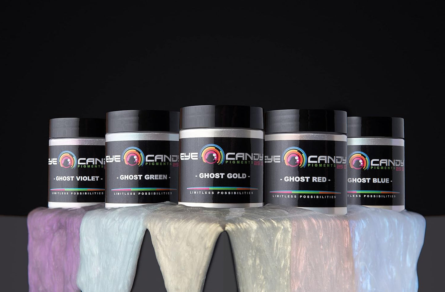 Eye Candy Pigments Premium Ghost Mica Powder - Glimmer Ghost Green (50gr) - for Epoxy, Resin, Soap, Paint, Woodworking, Acrylic Pouring, Bath Bombs, Fishing Lures - DIY Arts and Crafts Additive