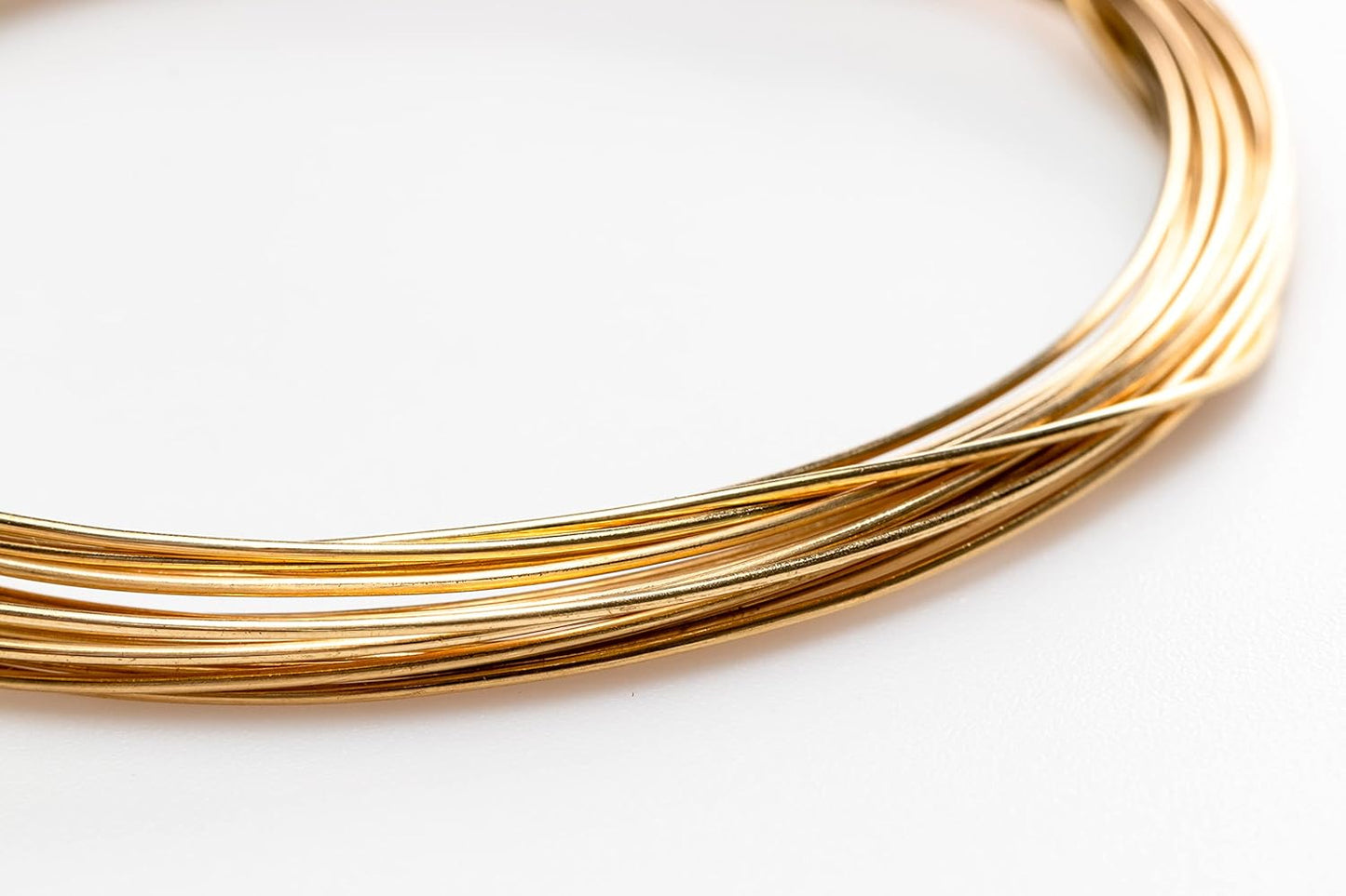 24 Gauge, Jeweler's Brass Wire, Red Brass, Round, Dead Soft, CDA #230 Alloy Jewelry Grade Made in USA - 5FT by CRAFT WIRE