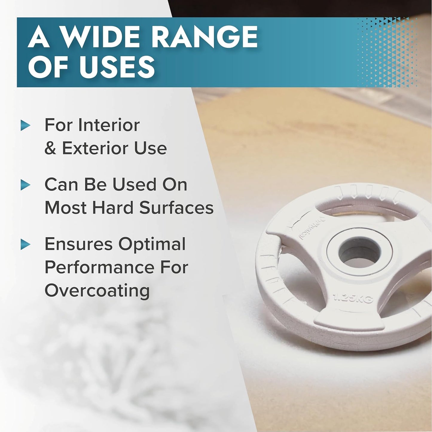 Polar All Surface Primer Matte White - 6 x 13.5 Fl Oz - Ideal for Wood, Metal, Plastic, Brick - Enhanced Adhesion & Quick Drying