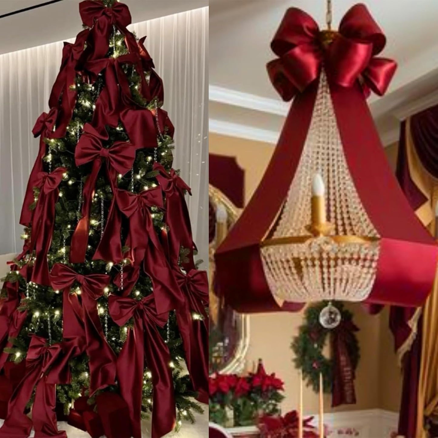 Blue Mist Satin Ribbon 4 Inch X 15 Yards Solid Color Double Faced Ribbons Perfect for Crafts Wedding Decor Bow Making Arts Sewing and More