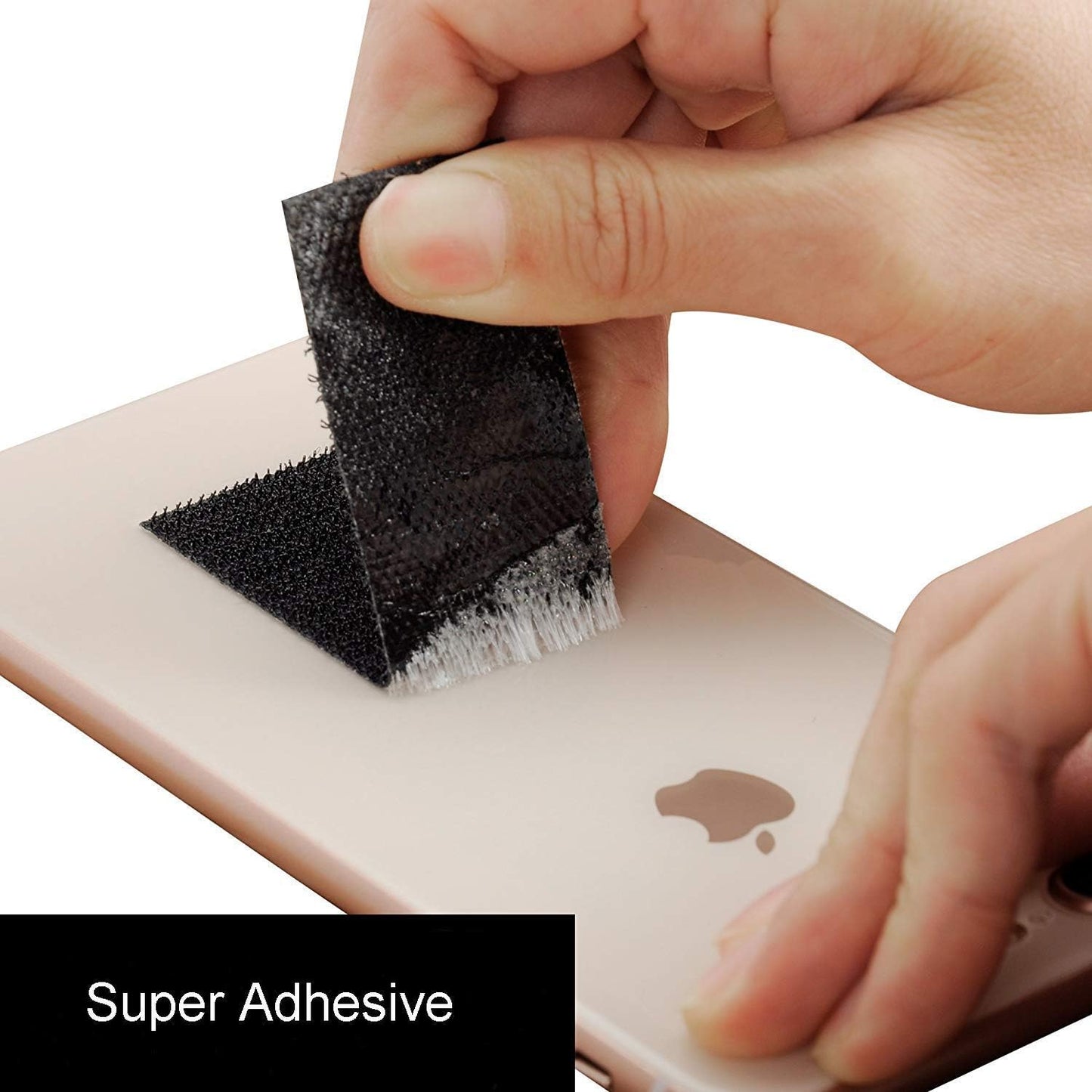 BRAVESHINE Black Industrial-Strength Self Adhesive Hook and Loop Roll - 0.8 Inch 16.5FT Double Sided Hook and Loop Strips Fasteners Tape for Sewing, Pedal Board, Mounting or Hanging Items