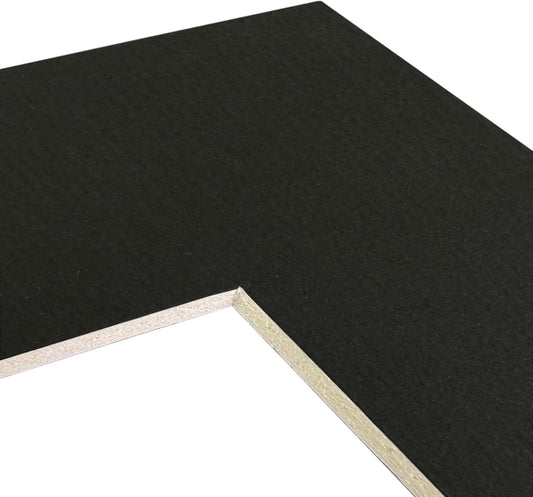 Craig Frames B404 Pre-cut Mat Board for 16x22 Print, 20x26, Textured Black