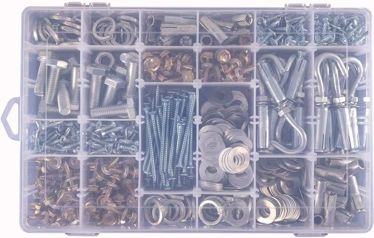 Plastic Organizer Container Box 36 Compartments Jewelry Storage Box with Adjustable Dividers (1 Pack)