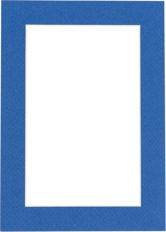 11x14 Mat for 8.5x11 Photo - Precut Royal Blue Picture Matboard for Frames Measuring 11 x 14 Inches - Bevel Cut Matte to Display Art 8.5 x 11 Inches - Acid Free ONE MAT with Backing Board & Clear Bag