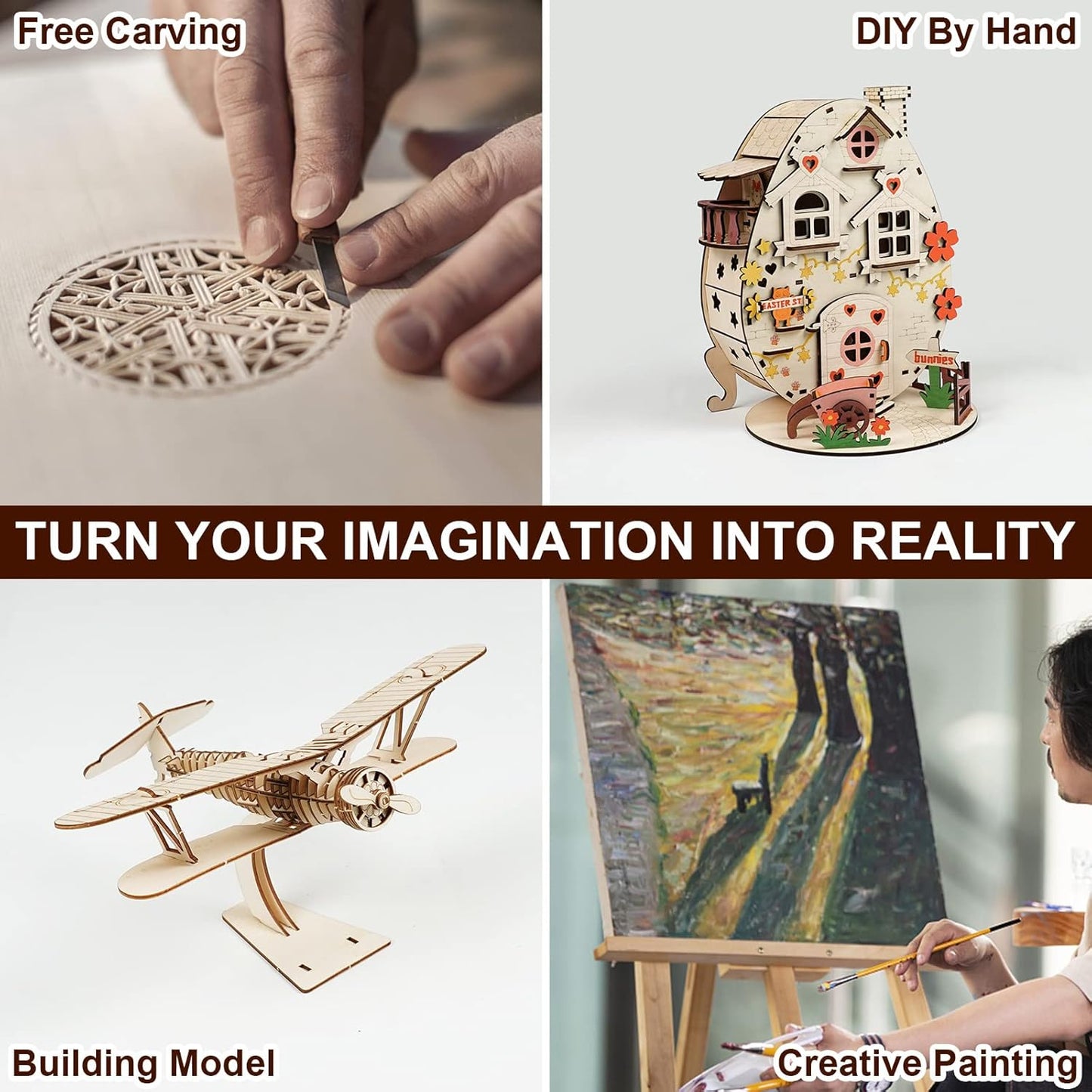 Basswood Sheets 12 Pack 12×12 x 1/4 Inch Unfinished Plywood Sheets Thin Craft Wood Board Laser Engraving Blanks Balsa Wood Sheet for Laser Cutting and Engraving, Wood Burning, Architectural Models