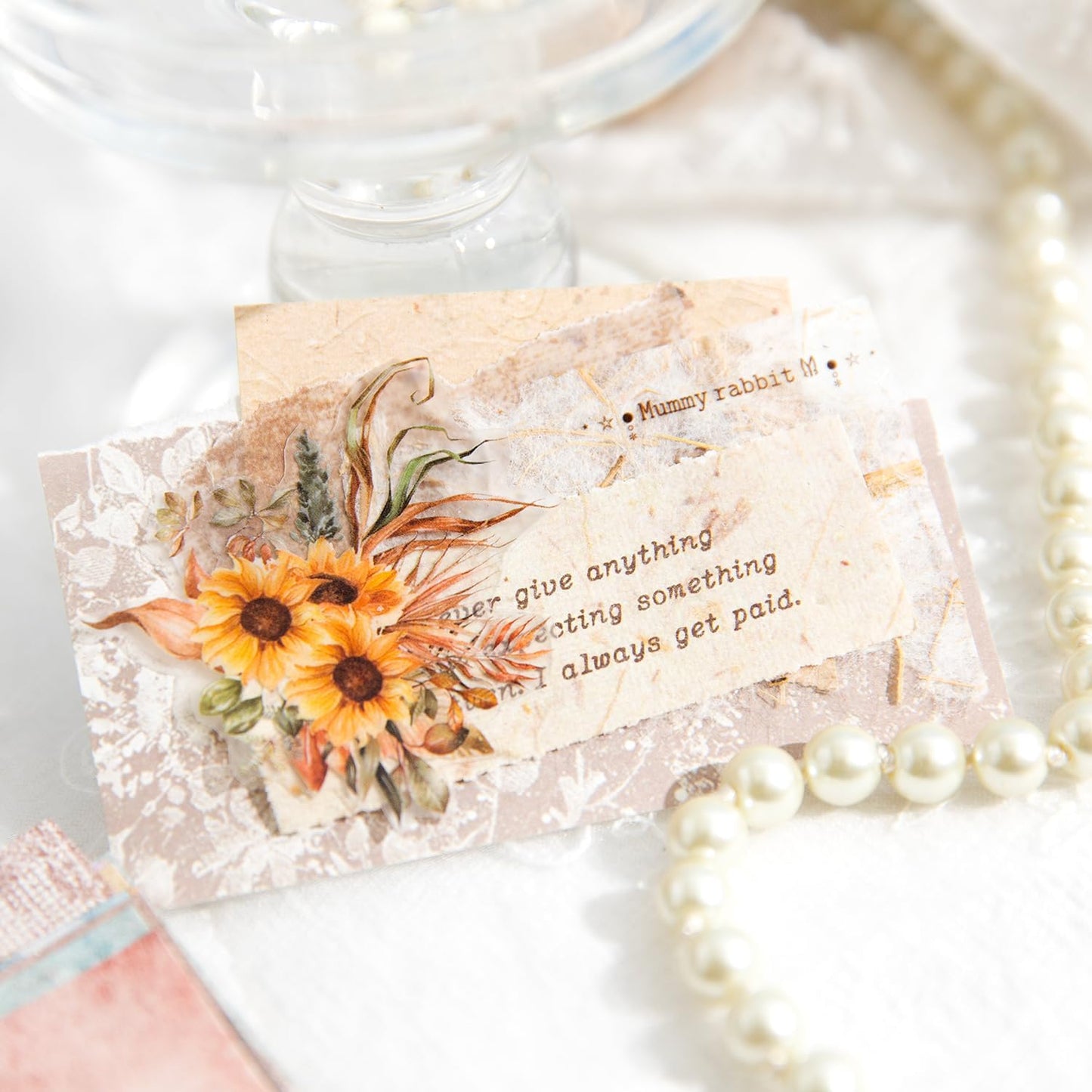 Color of The World Scrapbook Paper Set, 96 PCS Dual Material Craft Paper for Journaling, DIY Collage, Card Making, Scrapbooking – 4 Aesthetic Styles: Starry, Nature, Vintage & Pastel