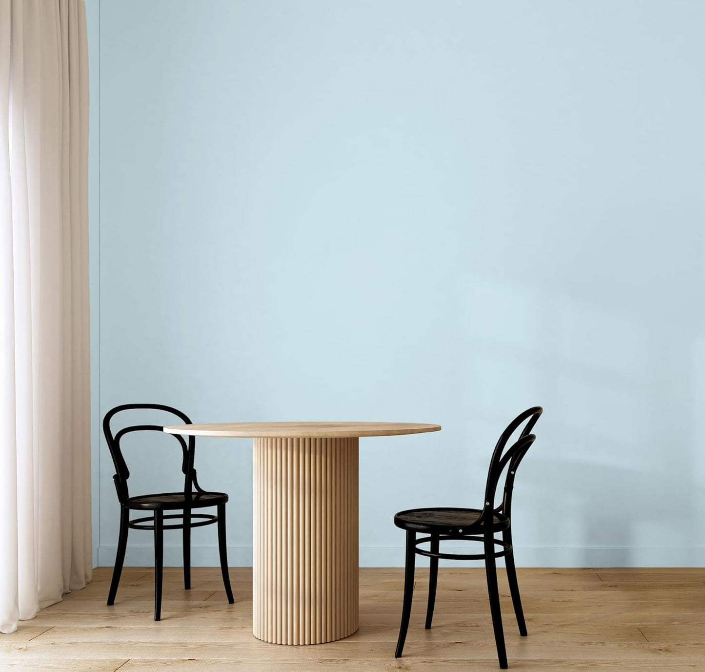 EVOLVE Paint & Primer: Environment-friendly, Low Sheen with One-coat Coverage for Interior & Exterior surfaces (Sky Blue, 1-Gallon)