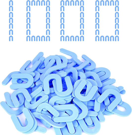 Horseshoe Shim Tile Spacers 1/16 Inch Tile Spacers U Shape Plastic Shims for Tile Leveler Spacers (1/16 Blue 1000 pieces)