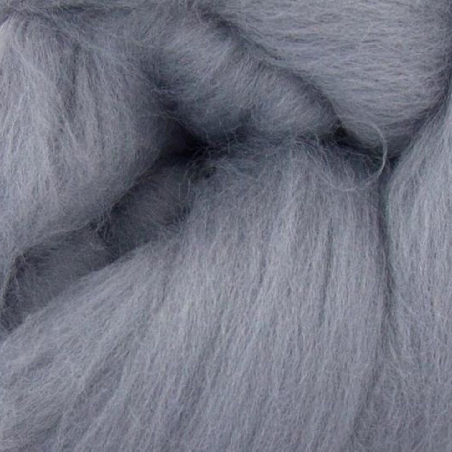 Revolution Fibers Merino Wool Roving | Premium Combed Wool Top | 22 Micron, Perfect for Felting Projects, Spinning, Wall Hangings and Tapestry (Ash)