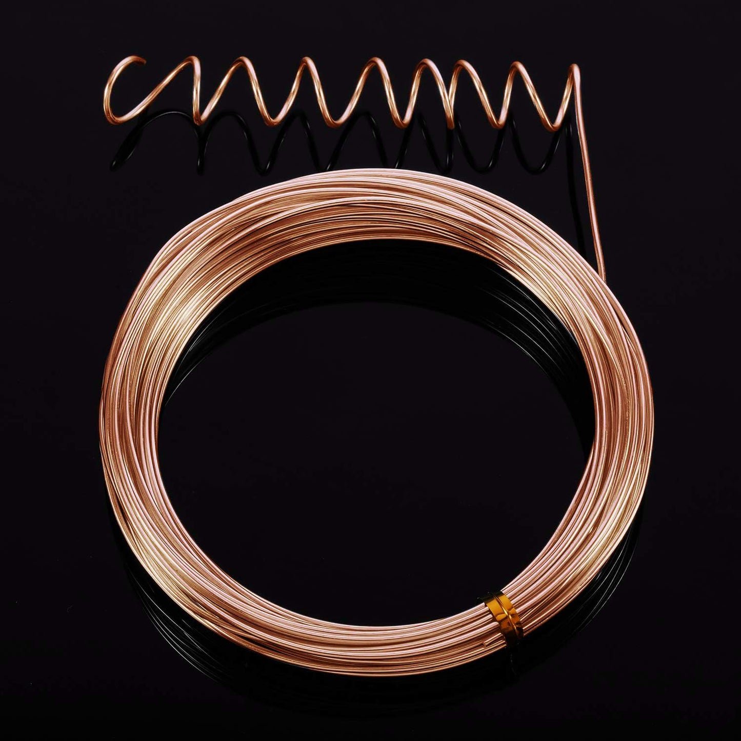 TecUnite Aluminum Craft Wire for Sculpting Armature Bendable Craft Wire for DIY Jewelry Making(Copper, 10 M X 1.5 mm, 1 Roll)