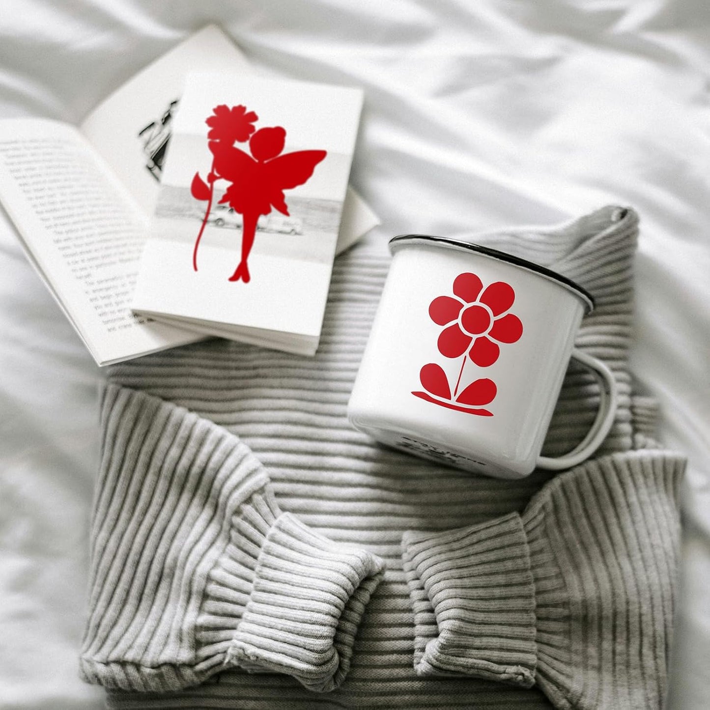 Ant Smart Adhesive Permanent Vinyl Compatible with Cricut Explore and Maker Series Without Cutting Mats, Create DIY Projects, Decals, Stickers & More (Red, 13inchx10ft)