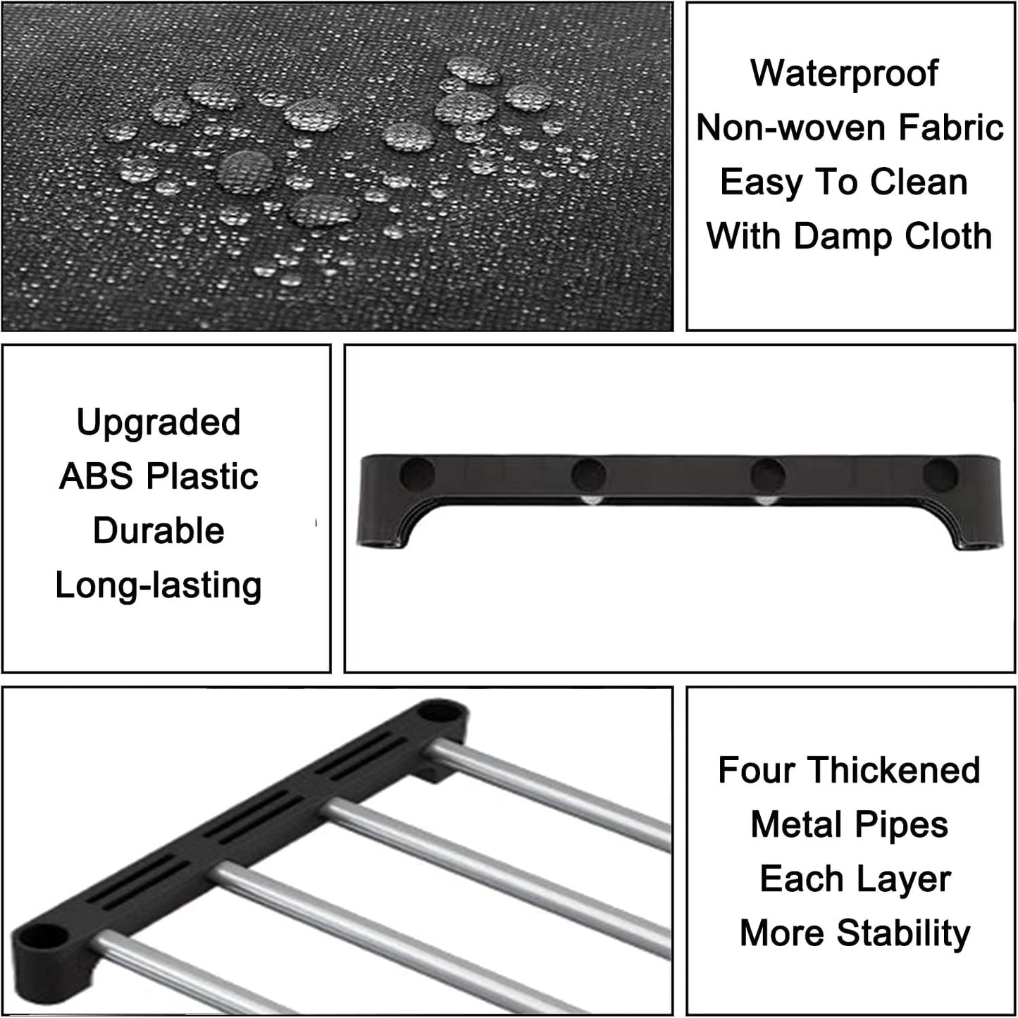 12 Cube Storage Organizer Book Shelves, DIY Open Stackable Bookshelf, Extra Large Plastic Bookcase Rack for Bedroom, Living Room, Home Office