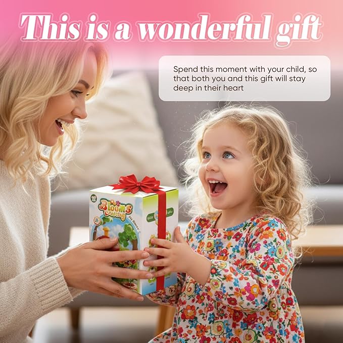 DIY Flower Bouquet Craft Kits - DIY Flower Making Kit for Kids, Fabric Bouquet Maker with 72 Petals, 24 Stems, Leaves & Stamens, Vase - Arts & Crafts Gift for Girls & Boys Ages 3+